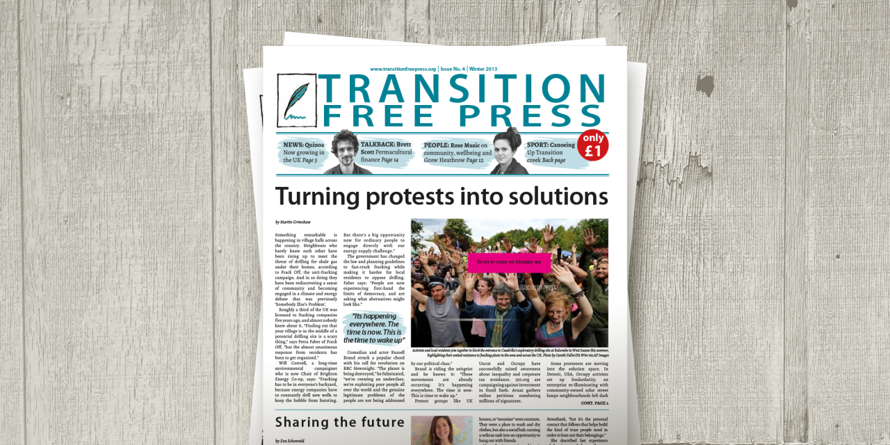 Transition Free Press 4 (Winter 2013) – Moving on from the Coop